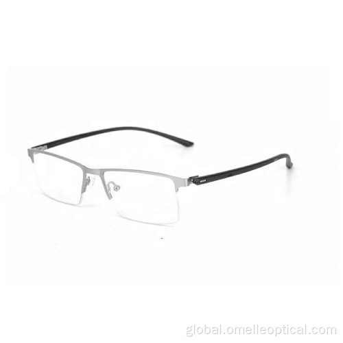 Half Rim Optical Eyeglasses Square Frame Half Frame Optical Glasses Wholesale Supplier